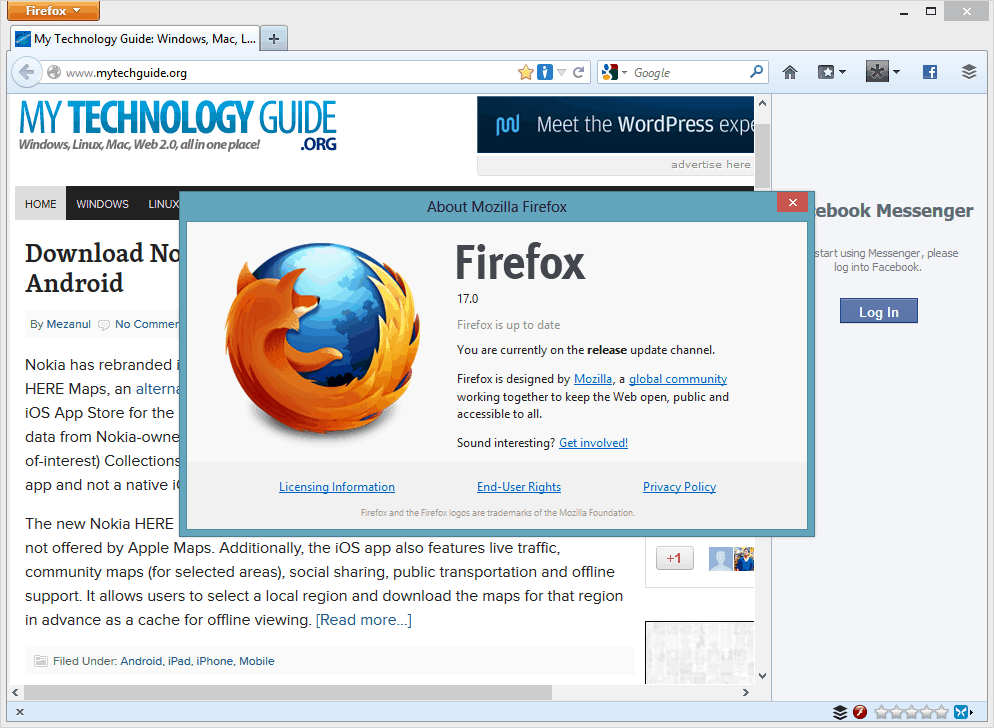 Download Firefox 17.0 1 Mac
